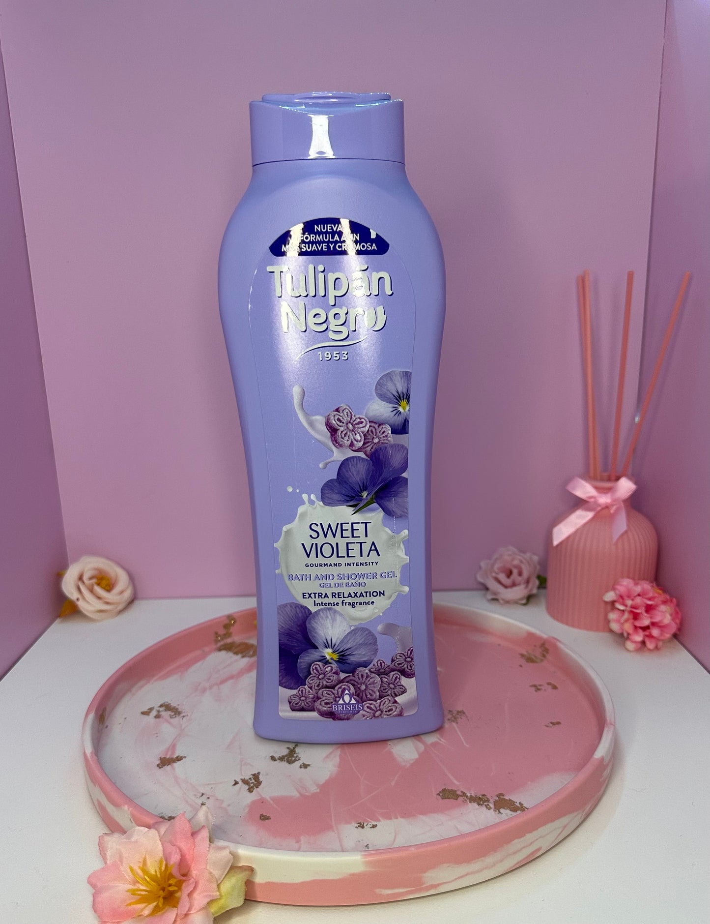 Gel douche violette