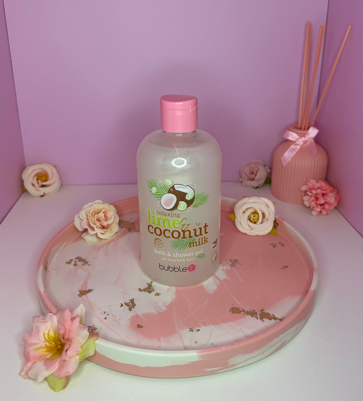 Gel douche smoothie citron vert et noix de coco