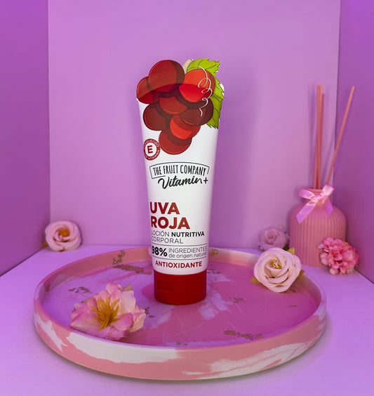 Crème Hydratante Vitamine Visage et Corps Raisin Rouge