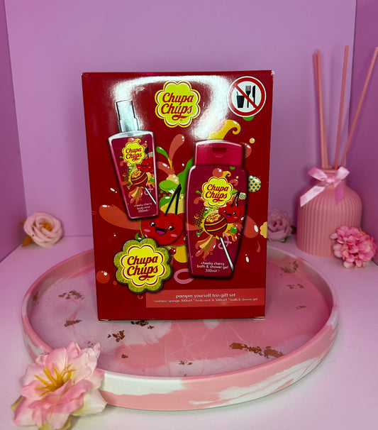 Coffret chupa chups cerise