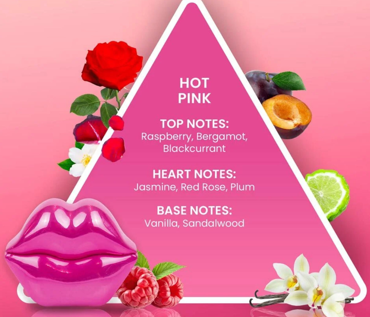 Parfum smooch hot pink