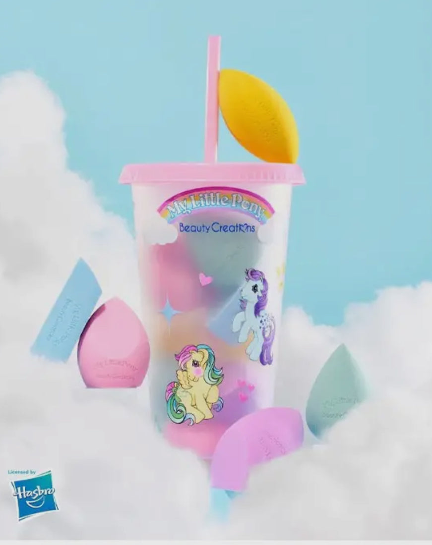 Gobelet réutilisable avec beauty blender my Little pony